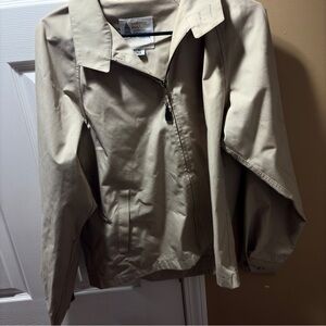 Vintage 60s-70s London fog Harrington jacket tan golf lightweight men’s 40 reg